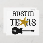 Austin Texas Briefkaart (Voorkant / Achterkant)