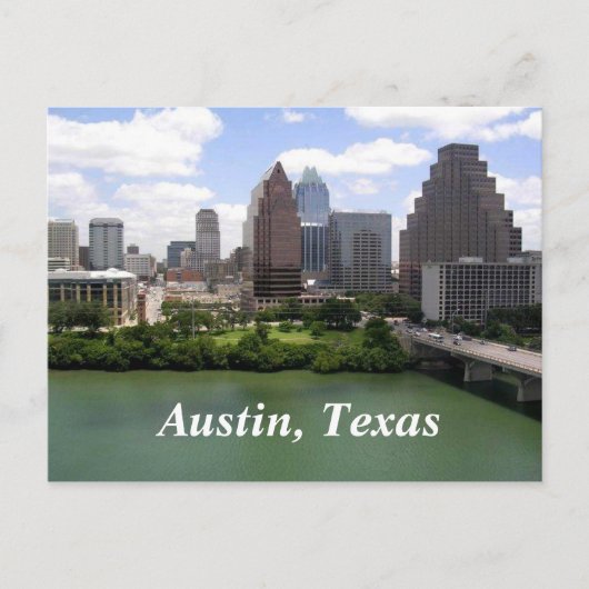 Austin, Texas Briefkaart (Voorkant)
