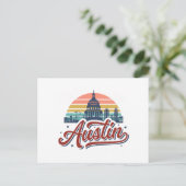 Austin Texas Briefkaart (Staand voorkant)