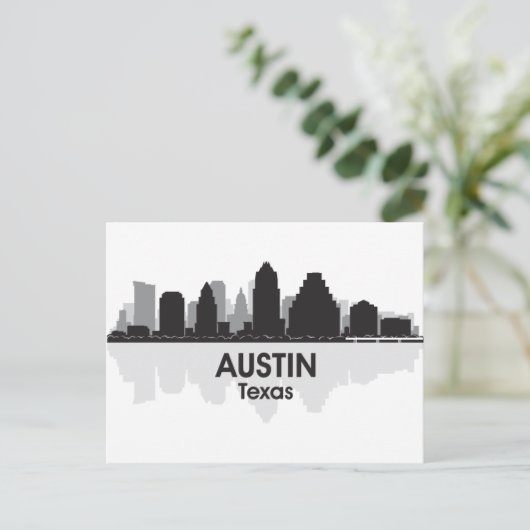 Austin Texas Briefkaart (Staand voorkant)