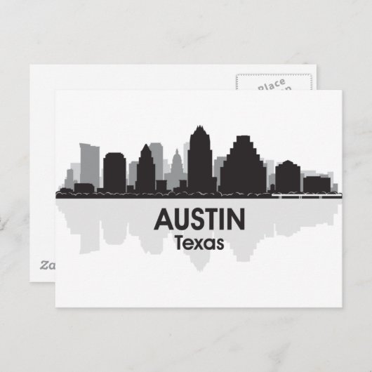 Austin Texas Briefkaart (Voorkant / Achterkant)