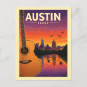 Austin Texas Briefkaart (Voorkant)