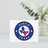 Austin Texas Briefkaart (Staand voorkant)