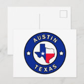 Austin Texas Briefkaart (Voorkant / Achterkant)