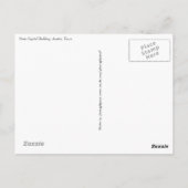 Austin Texas Briefkaart (Achterkant)