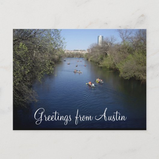 Austin Texas Briefkaart (Voorkant)