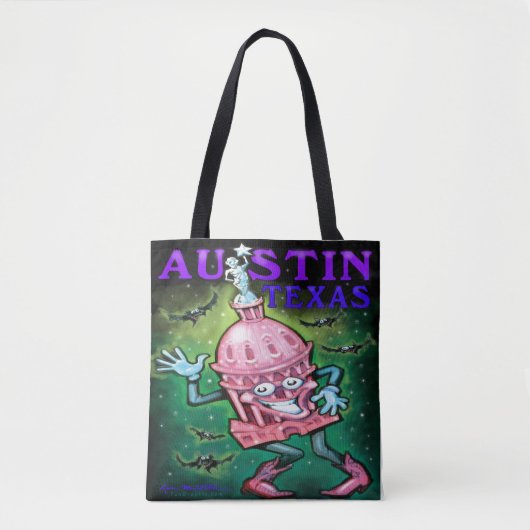 Austin Texas Canvas tas (Voorkant)
