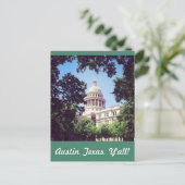 Austin Texas Capitol Building Briefkaart (Staand voorkant)