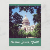 Austin Texas Capitol Building Briefkaart (Voorkant)
