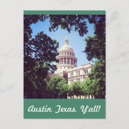 Austin Texas Capitol Building Briefkaart