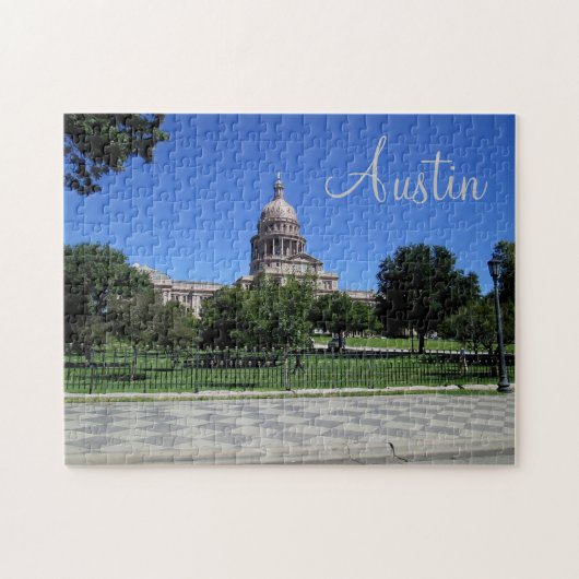Austin Texas Capitol Building Puzzle Legpuzzel (Horizontaal)