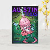 Austin Texas Card Kaart (Gele Bloem)