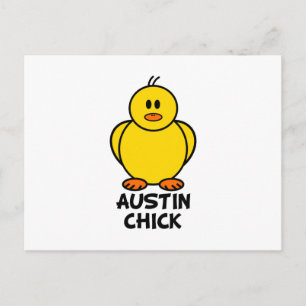 Austin Texas Chick Briefkaart