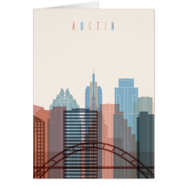 Austin, Texas | City Skyline (Voorkant)