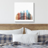 Austin, Texas | City Skyline Canvas Afdruk (Insitu (Slaapkamer))