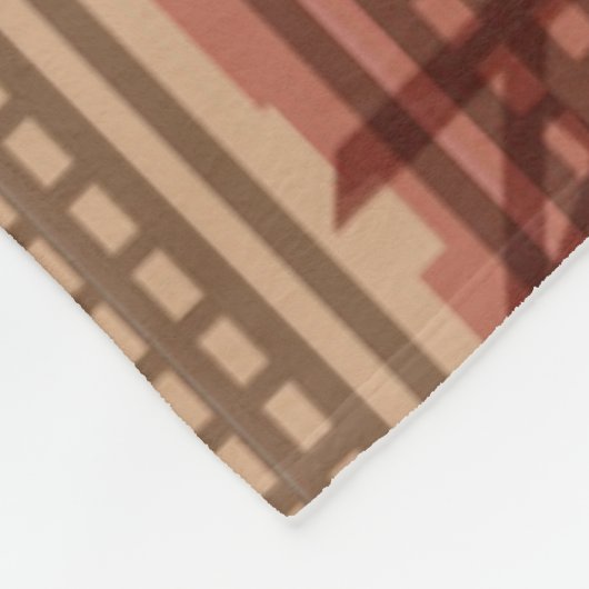 Austin, Texas | City Skyline Fleece Deken (Hoek)