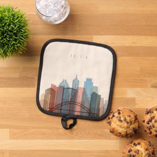 Austin, Texas | City Skyline Pannenlap (Top down)