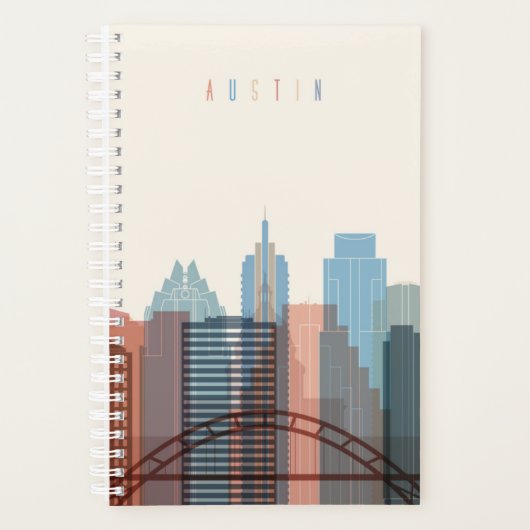 Austin, Texas | City Skyline Planner (Voorkant)