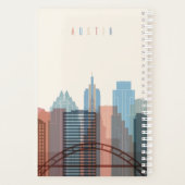 Austin, Texas | City Skyline Planner (Achterkant)