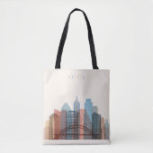Austin, Texas | City Skyline Tote Bag (Voorkant)