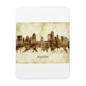 Austin Texas Cityscape Magneet (Verticaal)