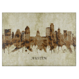 Austin Texas Cityscape Snijplank
