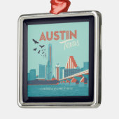 Austin, Texas | Congress Avenue Bridge Metalen Ornament (Links)