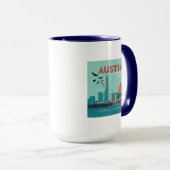 Austin, Texas | Congress Avenue Bridge Mok (Voorkant rechts)