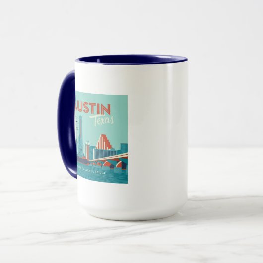 Austin, Texas | Congress Avenue Bridge Mok (Voorkant links)