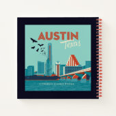 Austin, Texas | Congress Avenue Bridge Notitieboek (Achterkant)