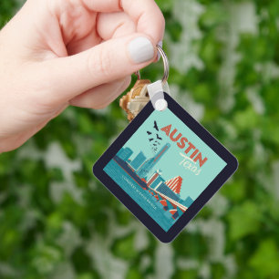 Austin, Texas   Congress Avenue Bridge Sleutelhanger