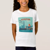 Austin, Texas | Congress Avenue Bridge T-shirt (Voorkant)