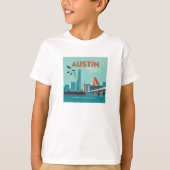 Austin, Texas | Congress Avenue Bridge T-shirt (Voorkant)