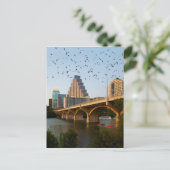 Austin, Texas Congress Bridge Bats Briefkaart (Staand voorkant)