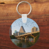 Austin, Texas Congress Bridge Bats Sleutelhanger (Voorkant)