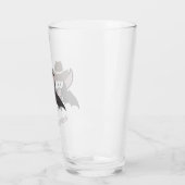Austin Texas Cute Cartoon Cowboy Bat Glas (Links)