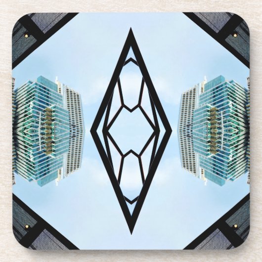 Austin Texas design 1 van Jo Afbeeldingen Bier Onderzetter (Voorkant)