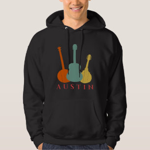 Austin Texas Distress Music Hoodie