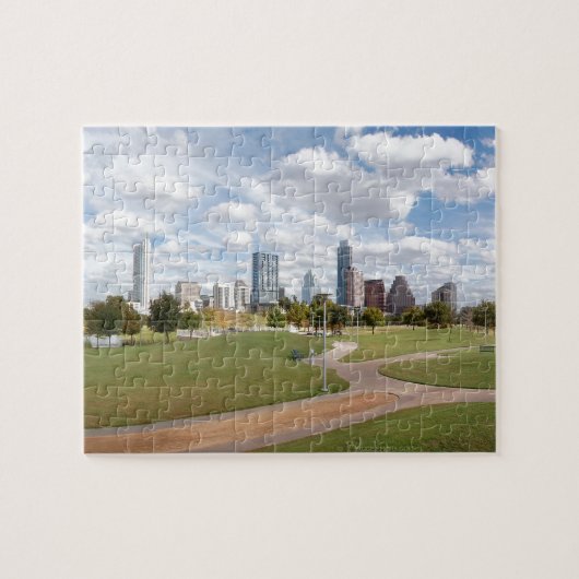 Austin, Texas Downtown Skyline van Butler Park Legpuzzel (Horizontaal)