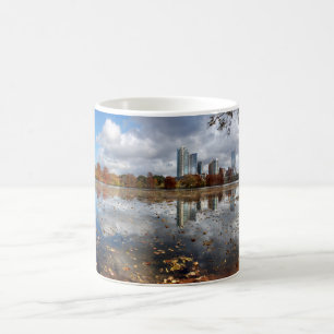 Austin Texas Downtown Skyline van Ladybird Lake Koffiemok