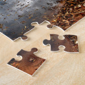 Austin Texas Downtown Skyline van Ladybird Lake Legpuzzel (Zijkant)