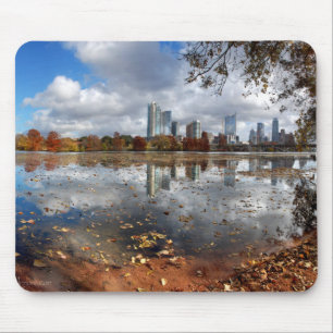 Austin Texas Downtown Skyline van Ladybird Lake Muismat