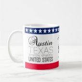 Austin, Texas, elegant Verenigde Staten Koffiemok (Links)