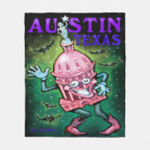 Austin Texas Fleece Blanket Deken (Voorkant)