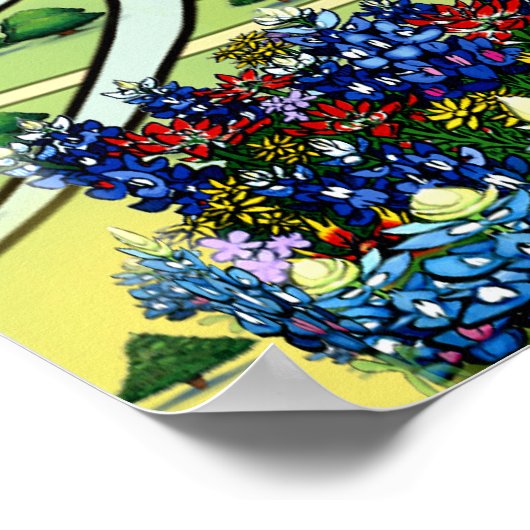 Austin Texas Fun Poster (Hoek)