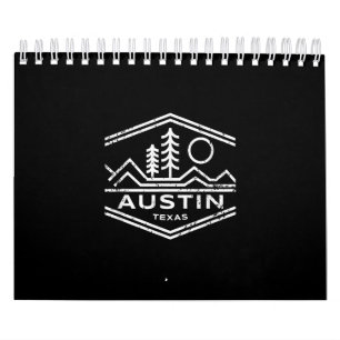 Austin Texas Gifts Austin TX buitenshuis wandelend Kalender