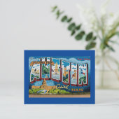 Austin, Texas Groeten Briefkaart (Staand voorkant)