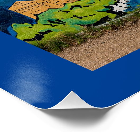 Austin, Texas Groeten Perfect Poster (Hoek)