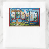 Austin, Texas Groeten Rechthoekige Sticker (Tas)