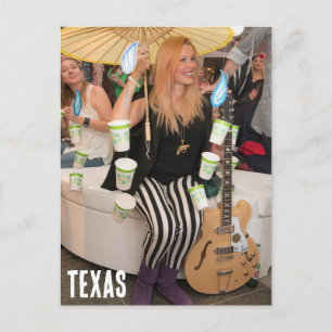 Austin, Texas Halloween Kostuumfeest Briefkaart